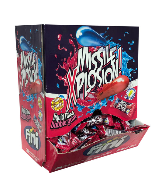 Fini Bubble Gum Missile Xplosion – 200 Stück